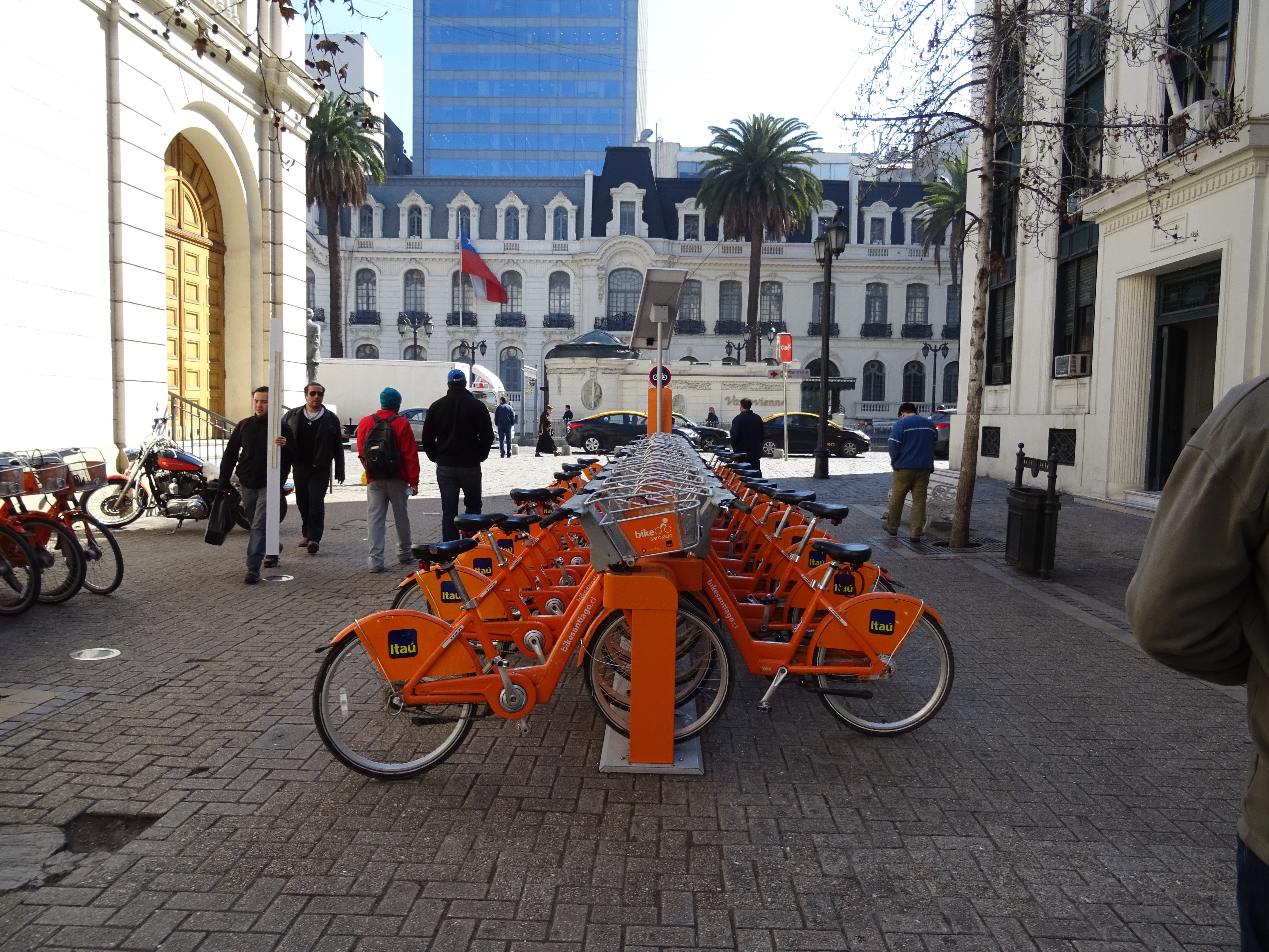 Free bicycle parking