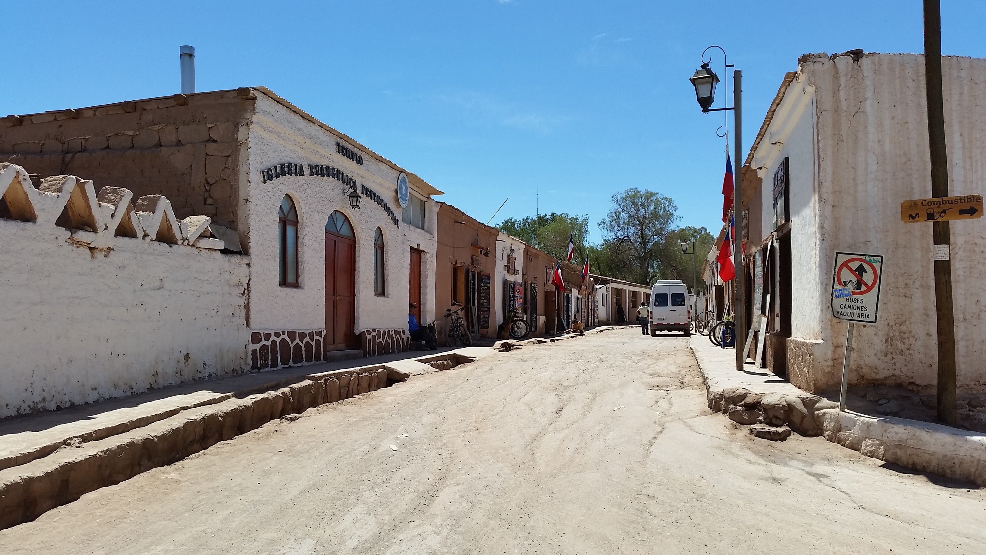 A quite street in San Pedro.