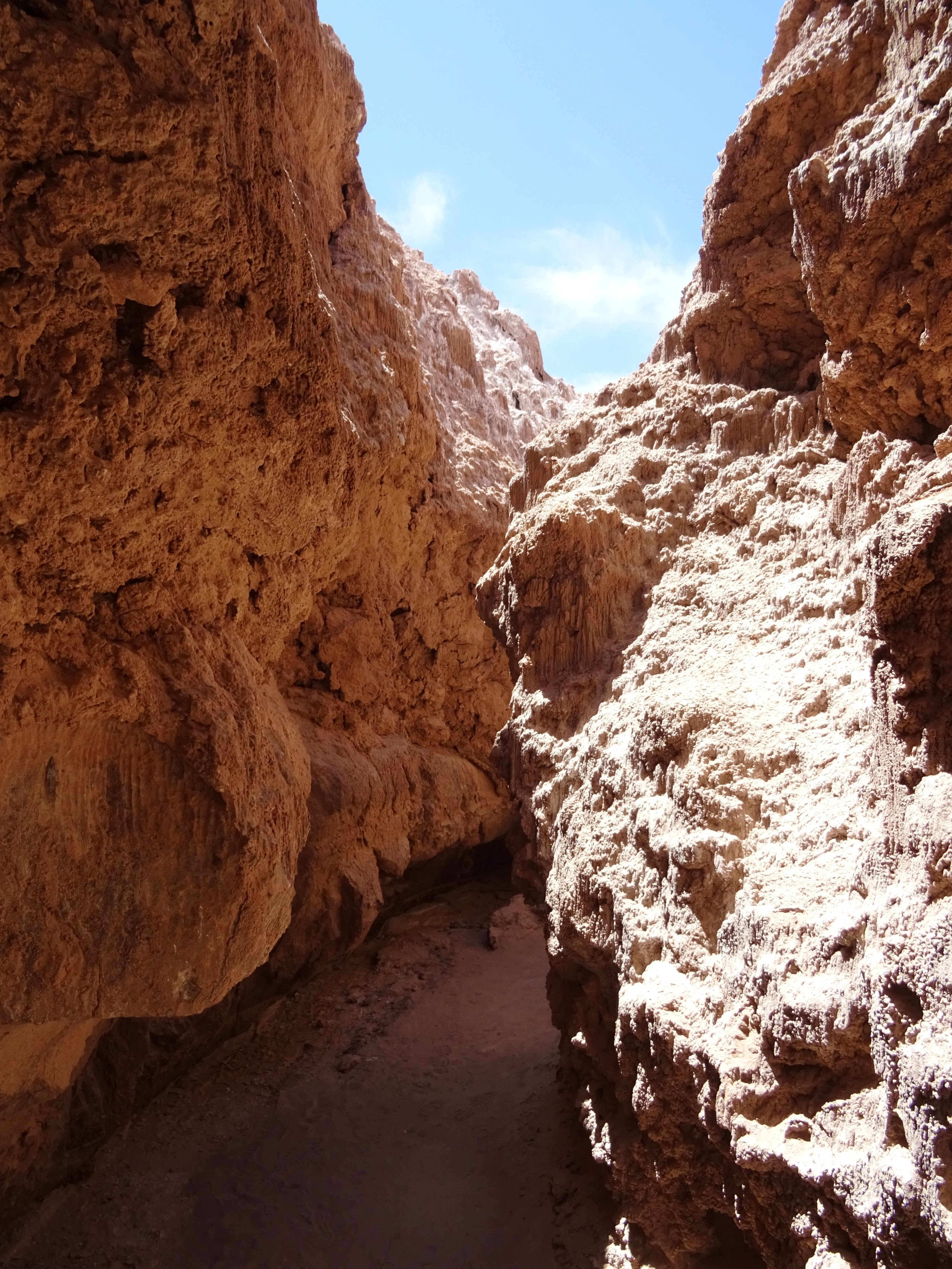 Walk through sand caves