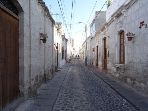 A street in Yanahuara