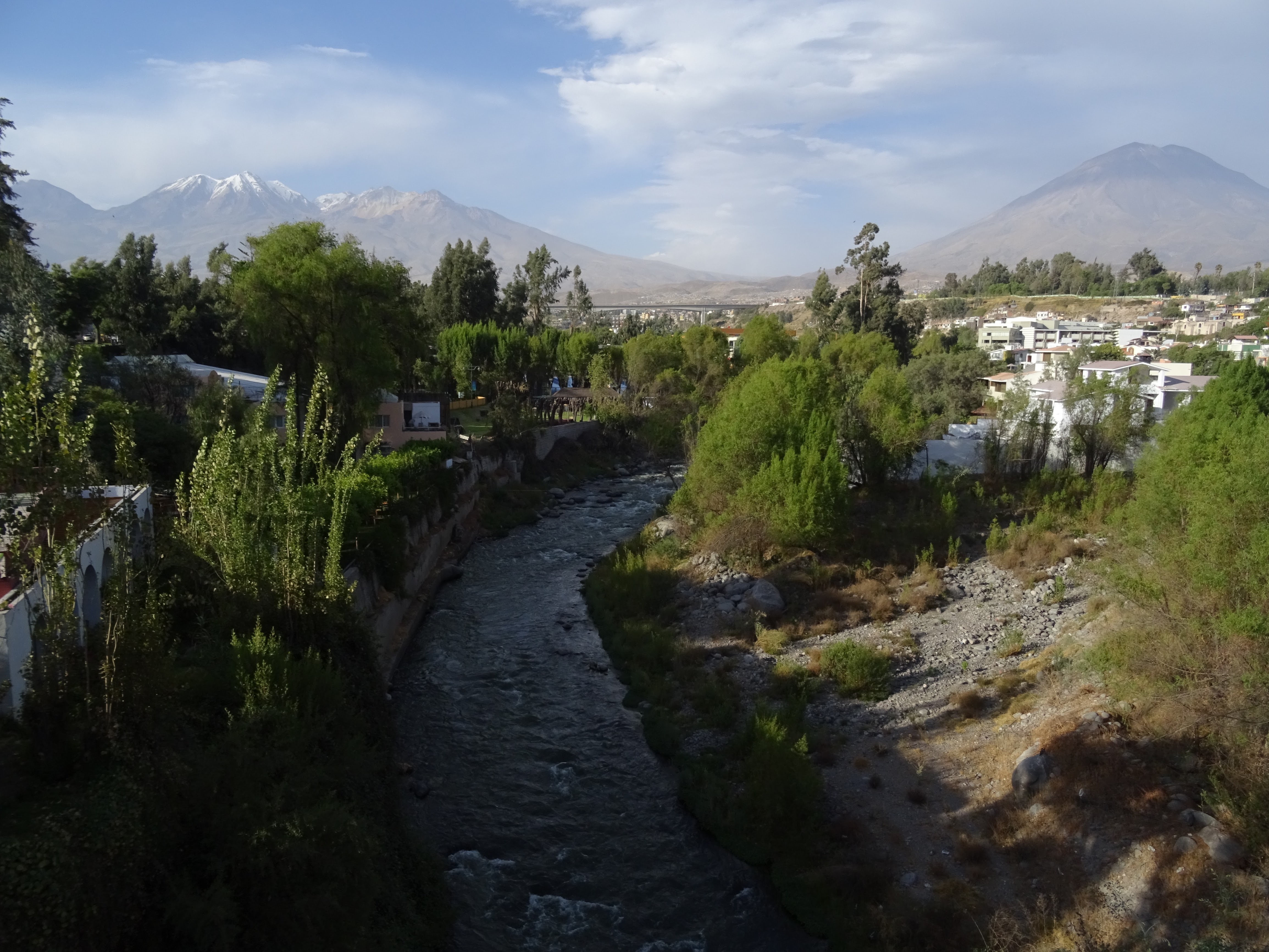River through Arequipa city
