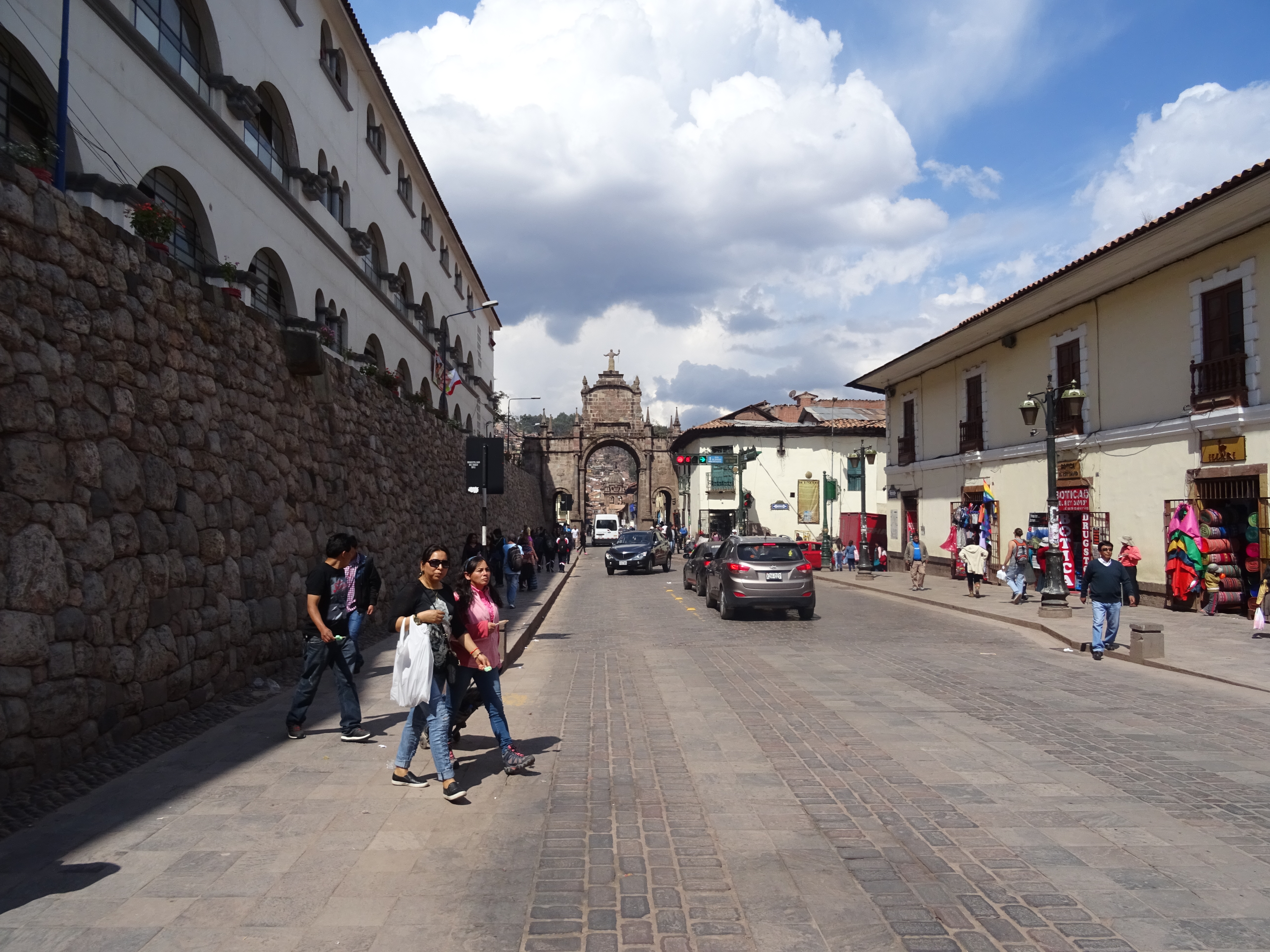 A street view in Cusco