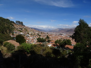 Overview in Cusco city