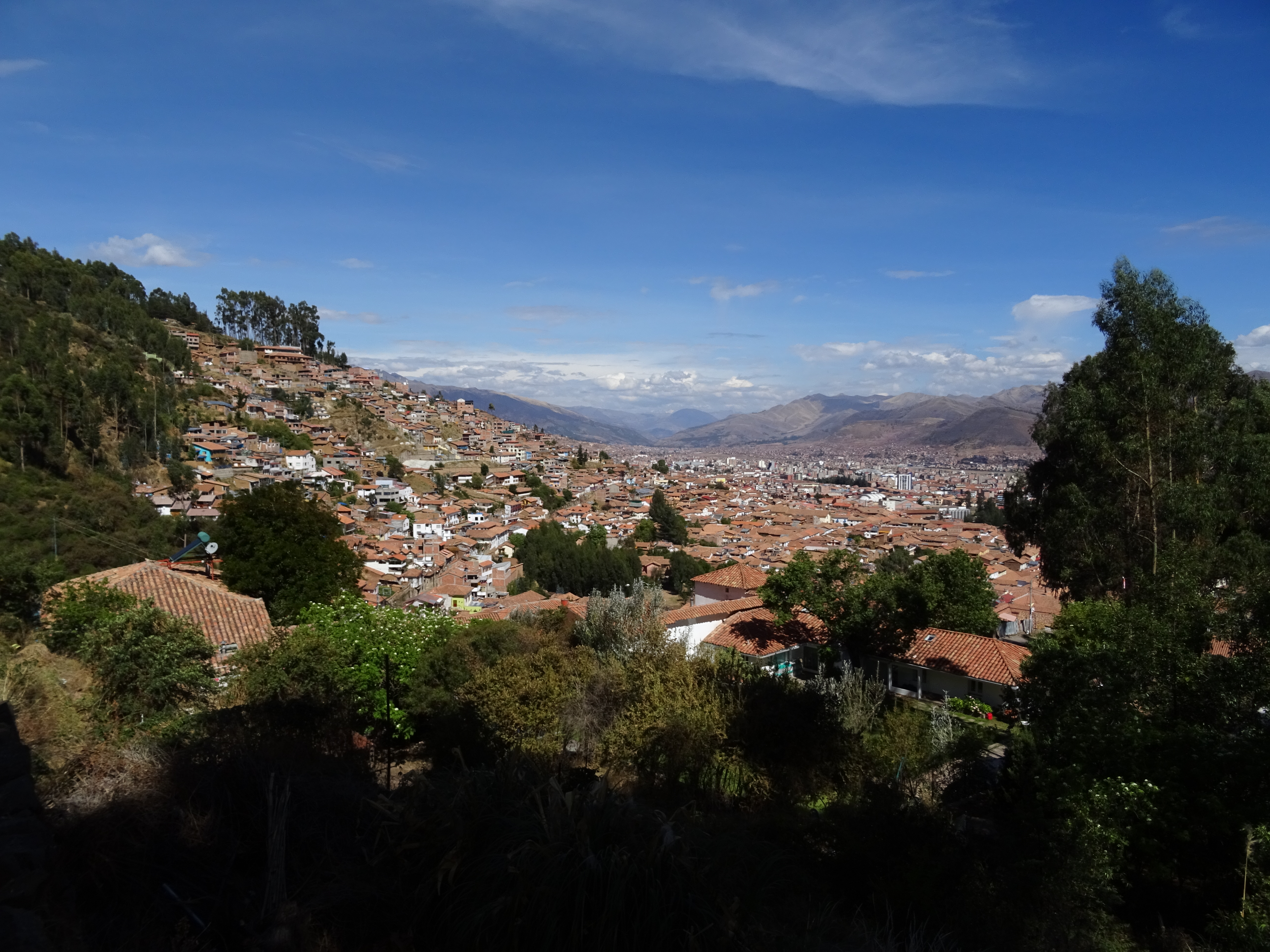 Overview in Cusco city