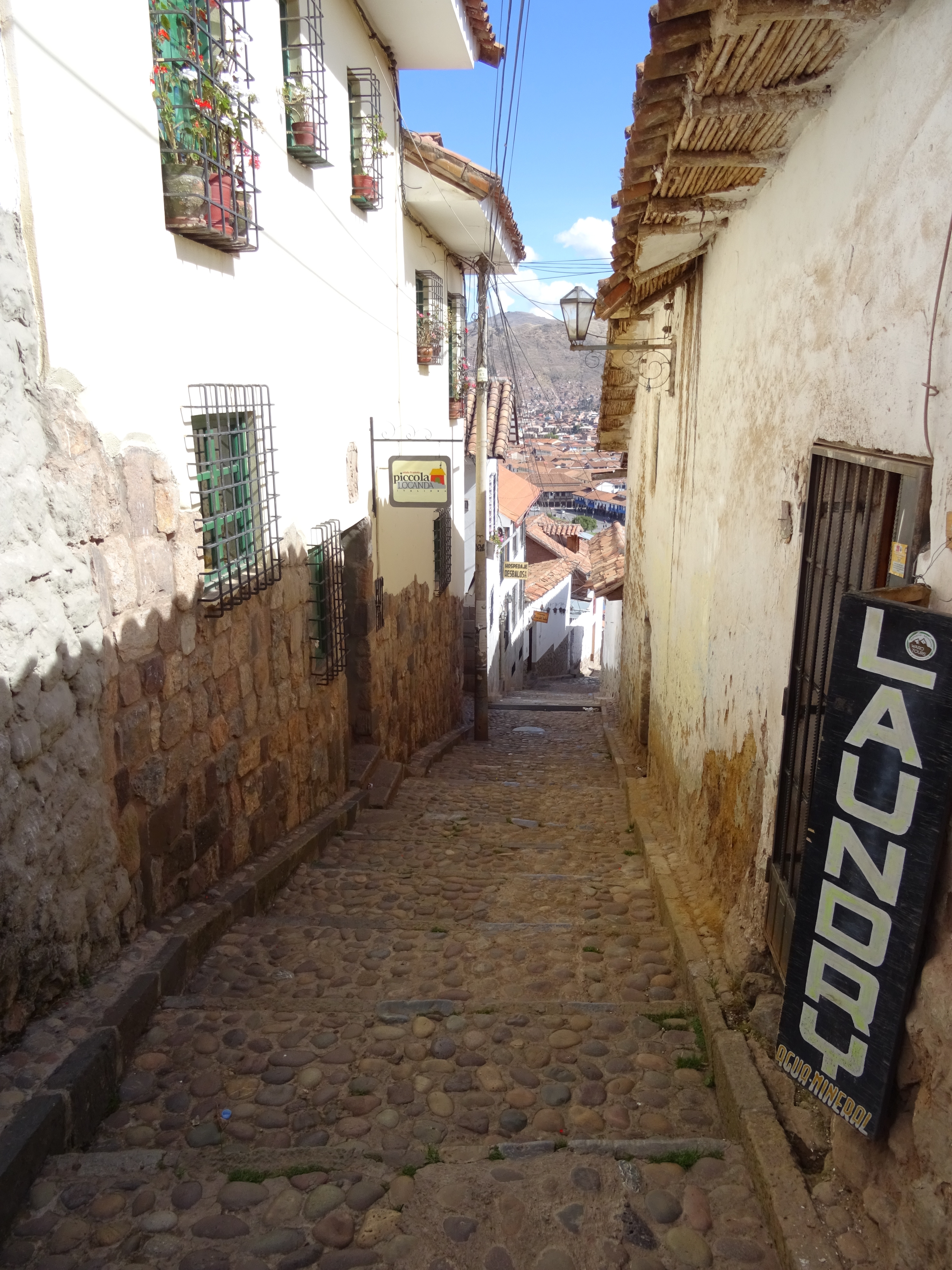 A street in San blas, Cusco