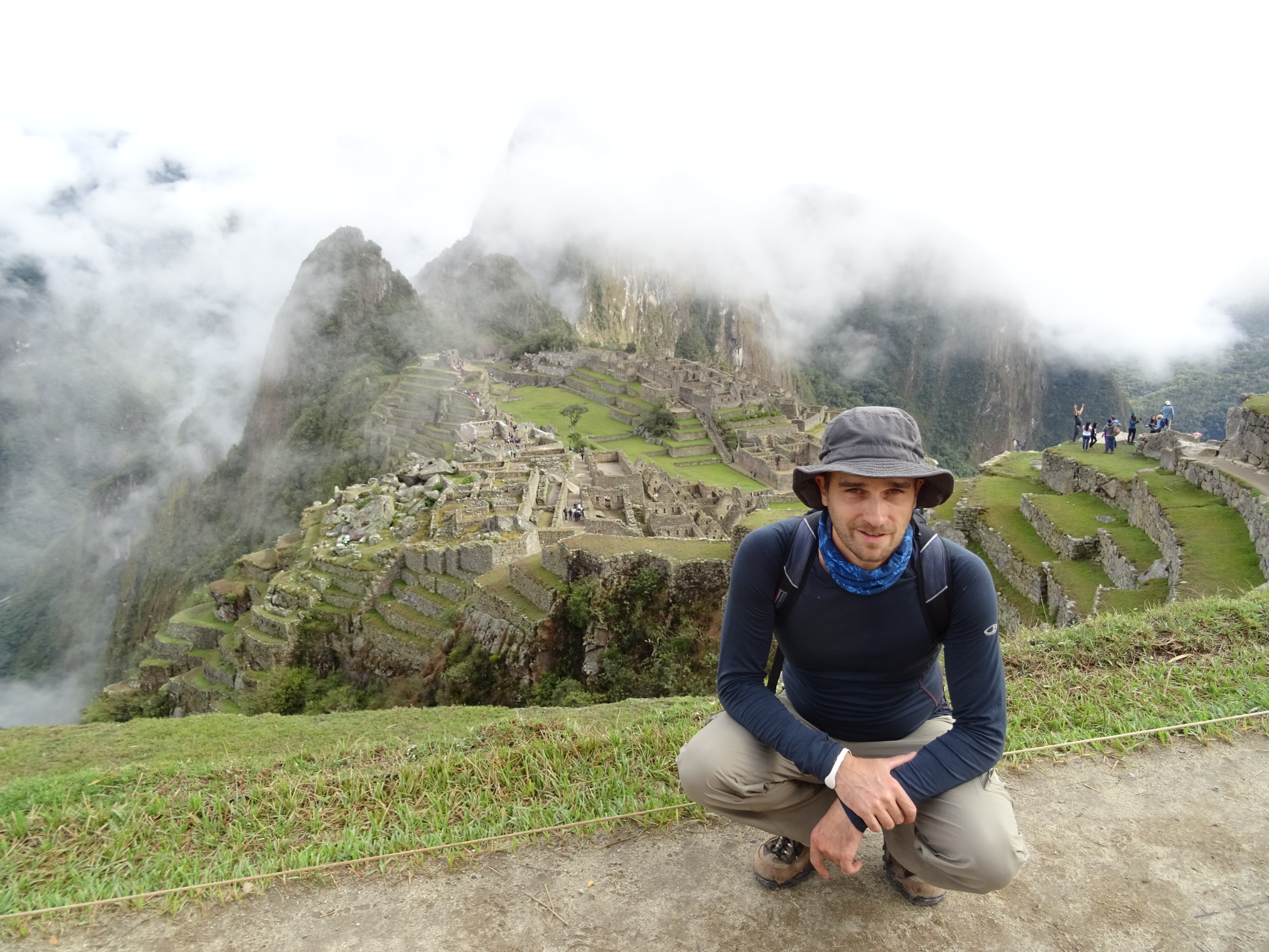 Mark with Machu Picchu