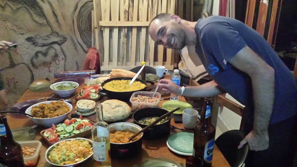 Vegetarian Christmas party in Casa Arbol