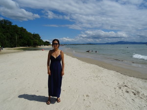 White sand beach all around Florianopolis