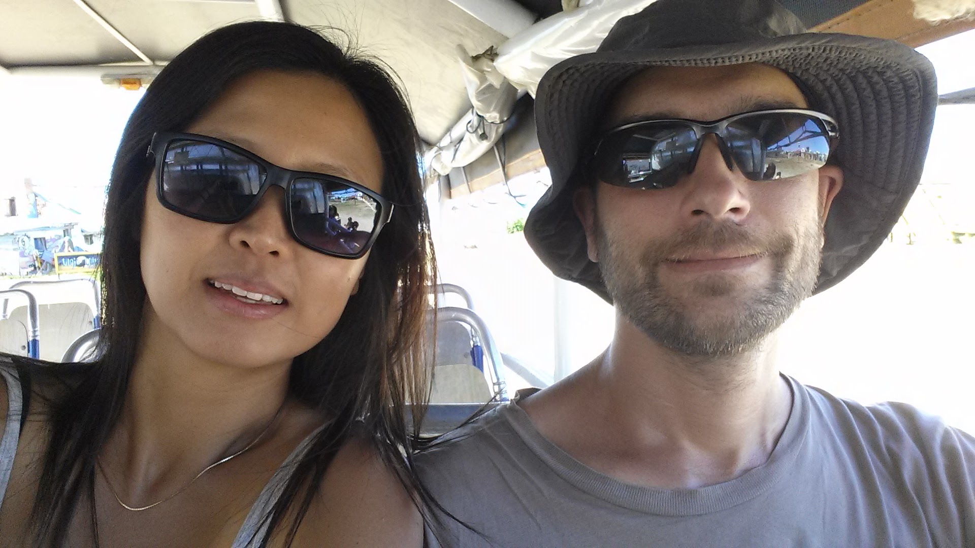 On a 4wheel bus in Uruguay